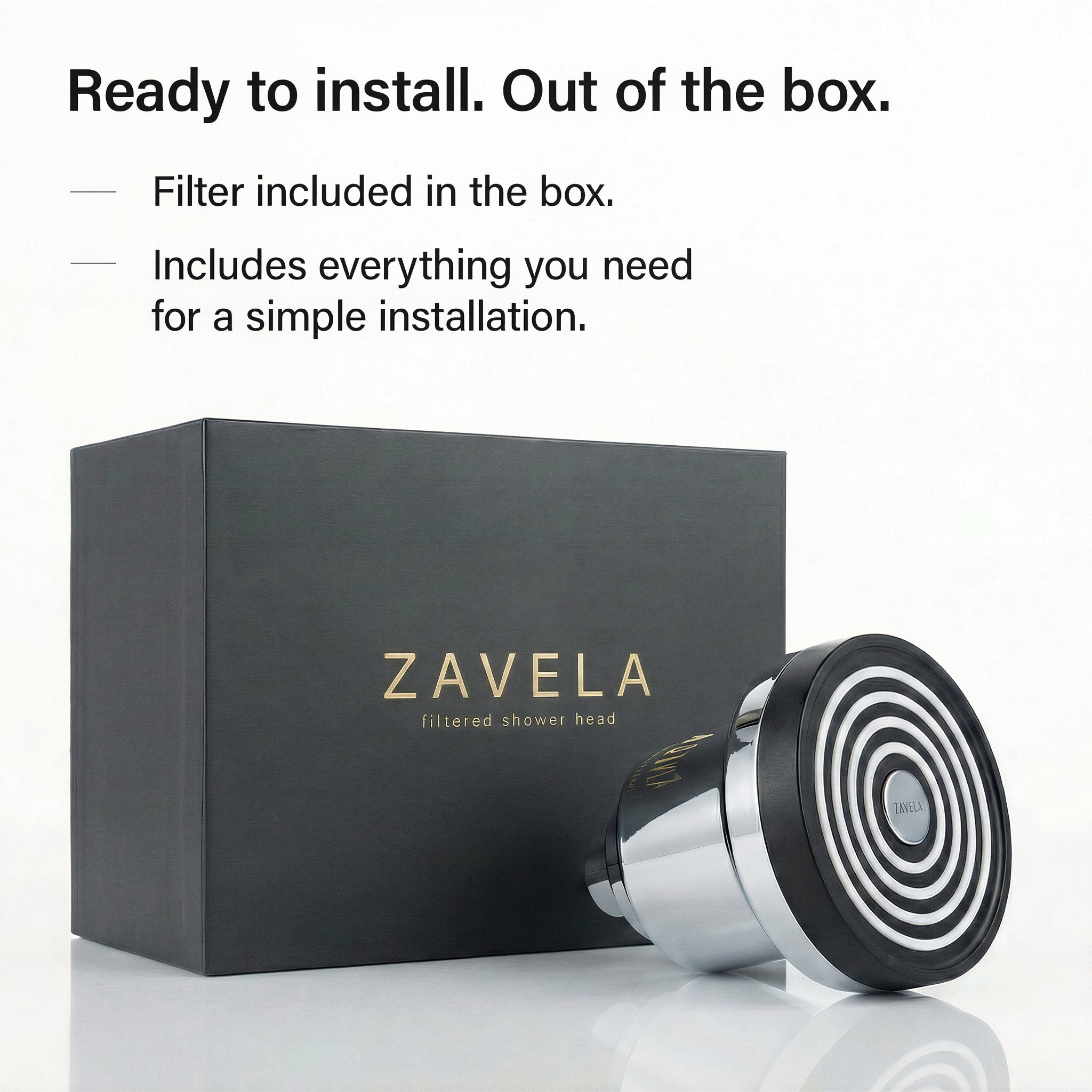 Zavela Rain - Filtered Rain Shower Head
