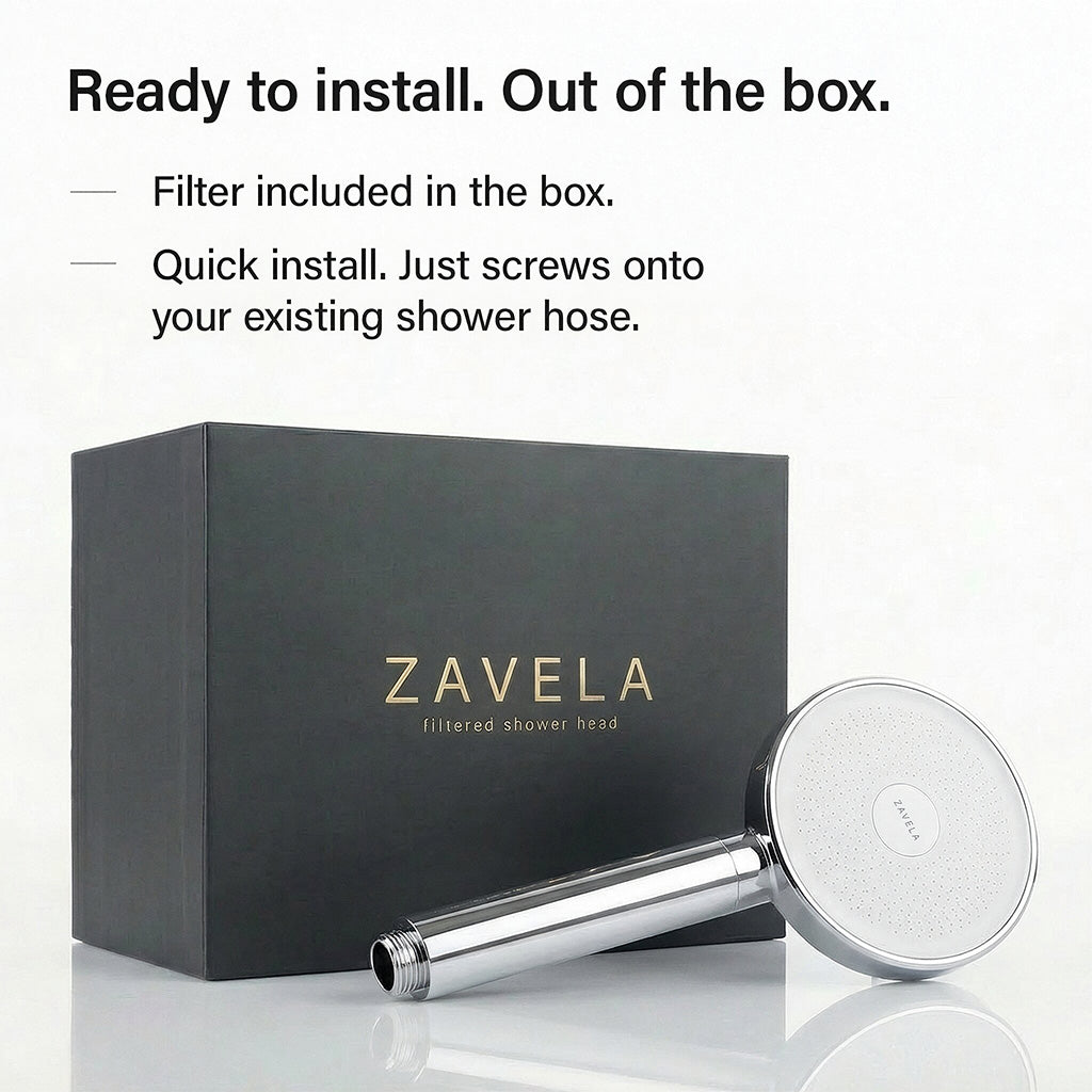 Zavela Handheld - Filtered Shower Head