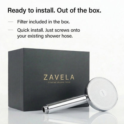 Zavela Handheld - Filtered Shower Head